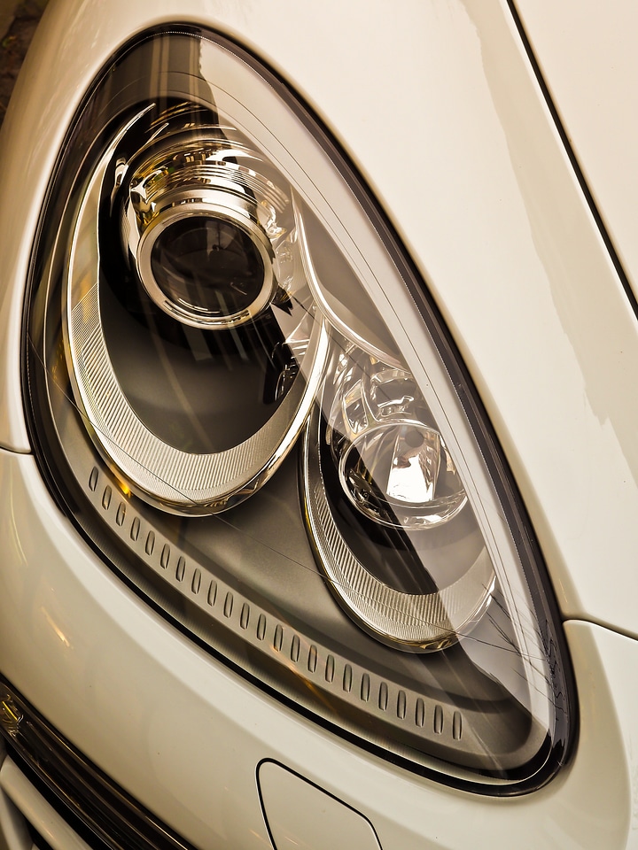 Lighting system front light sports car