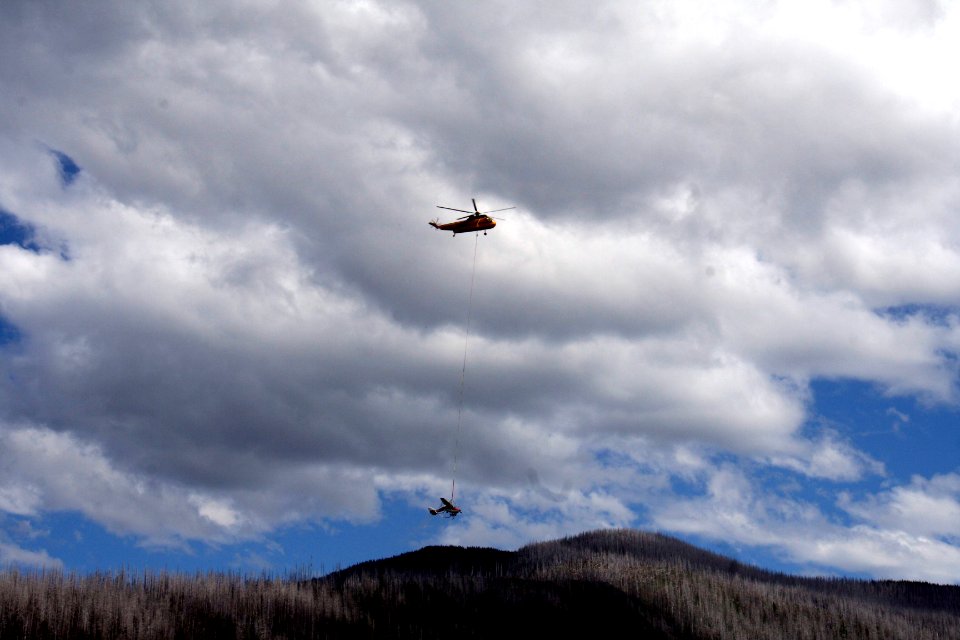 Marion Lake Plane Crash Recovery-Inflight, Willamette National Forest