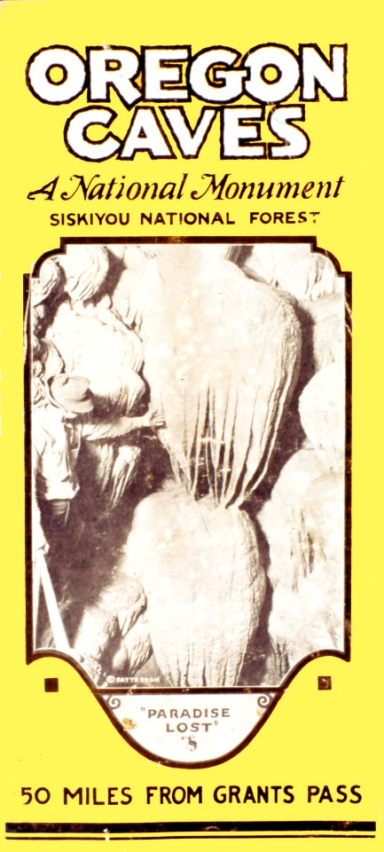 Siskiyou NF - Oregon Caves NM, OR c1930