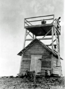 Bodie Lookout Tower, Colville NF, WA 1916 photo