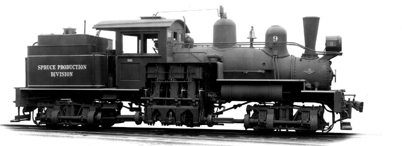 SPD Shay RR Engine 42-ton for Warren Spruce Co.