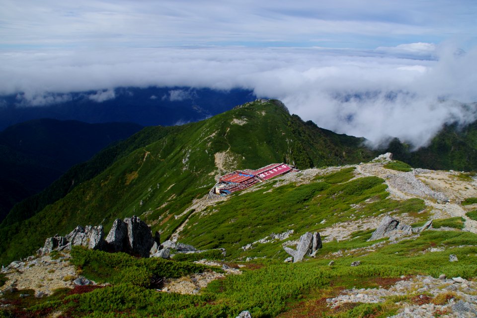 View of Mt. Kiso-mae-dake (木曽前岳)
