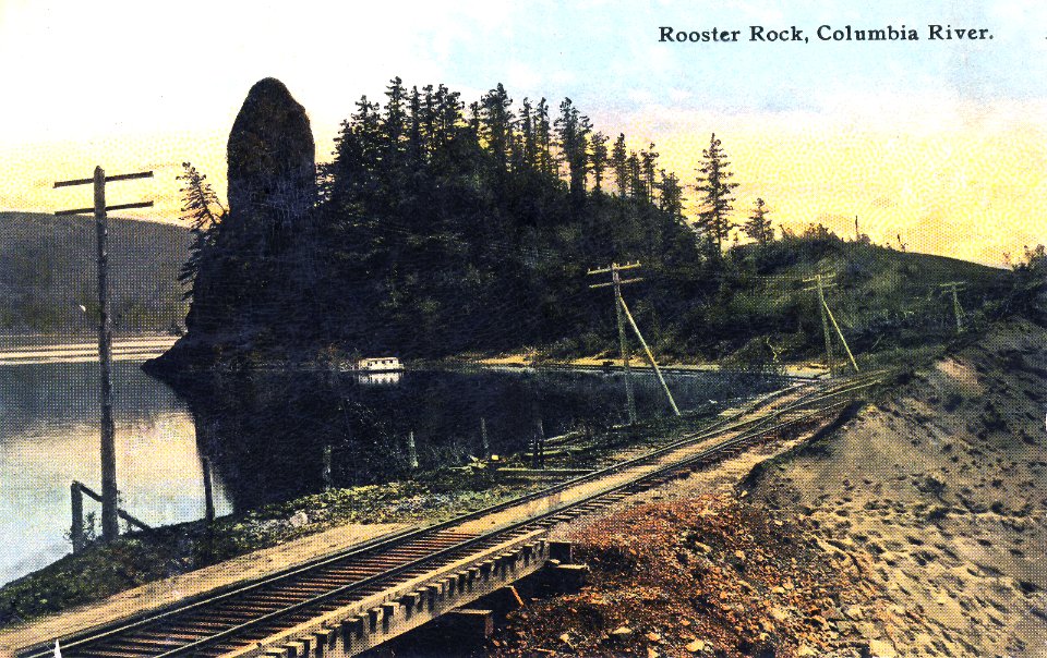 Rooster Rock, Columbia River