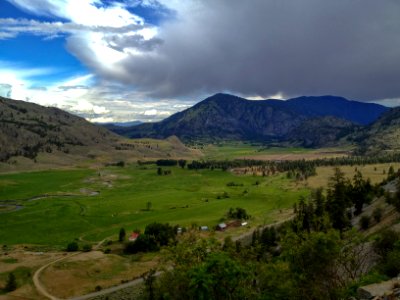 Looking down Sinlahekin Creek from the Loomis State Forest