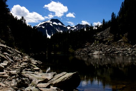 Necklace Valley Mountains and Lake, Mt Baker Snoqualmie National Forest photo