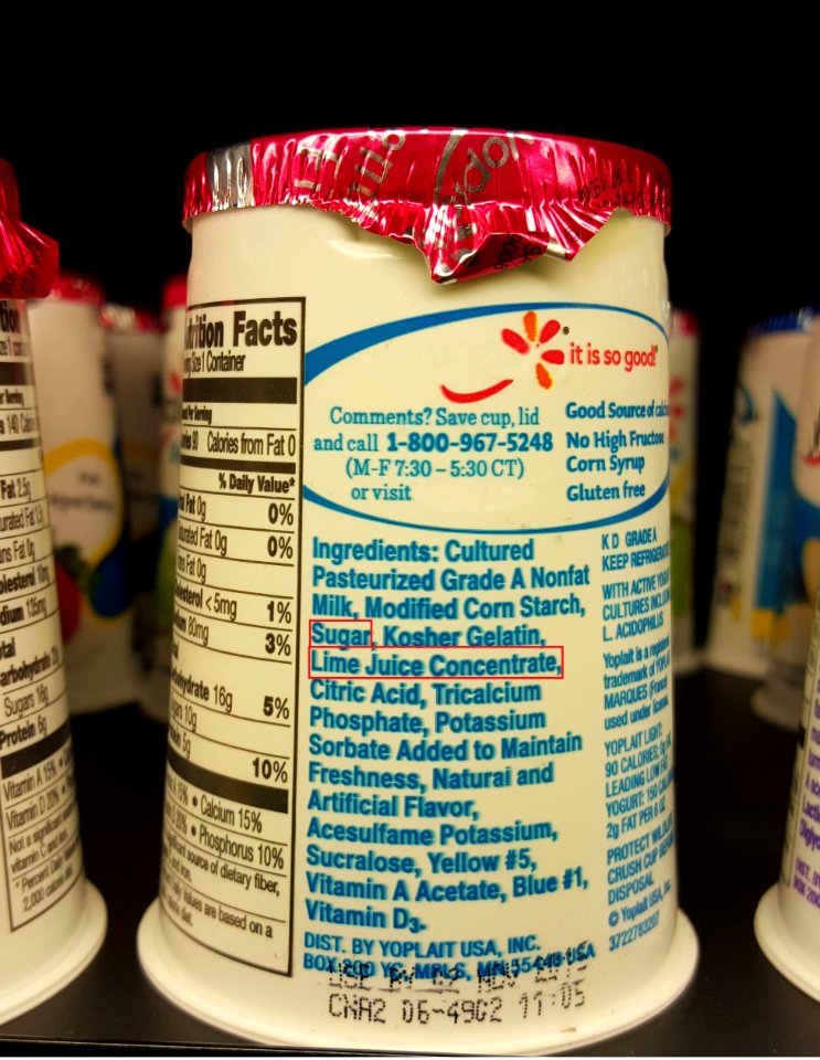 No brnd name- flavored yogurt
