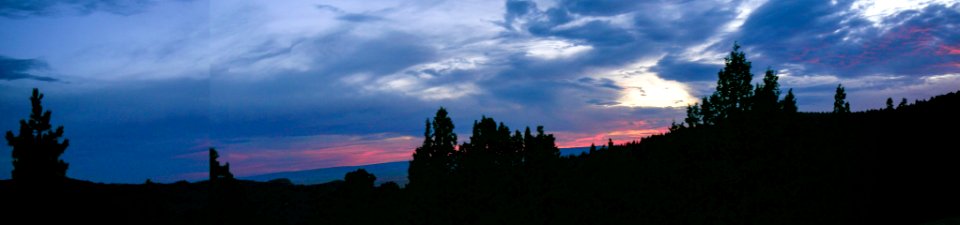 Late Sunset Panoramic-Fremont Winema photo
