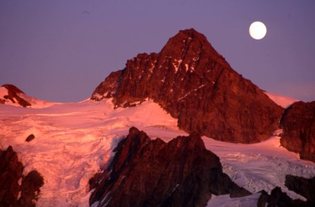 Moonrise at Mt Baker, Mt Baker Snoqualmie National Forest photo