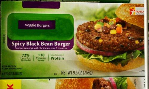 Veggie burger No label
