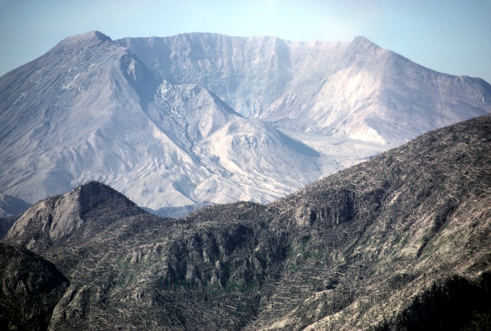 129 Devastation after May 18th eruption Mt St Helens