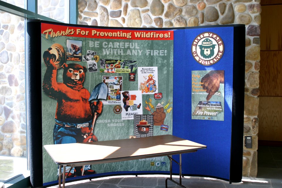 Seneca Rocks Smokey Exhibit