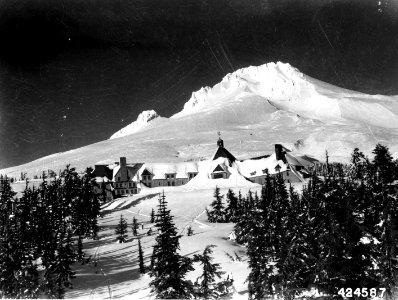 Mt. Hood and Timberline Lodge, Mt. Hood NF, OR c1942