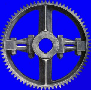 GEAR ON BLUE SCREEN #4