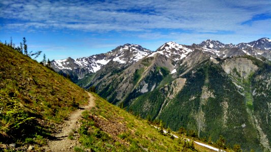 Pacific Northwest Trail in Buckhorn Wilderness, Olympic National Forest photo