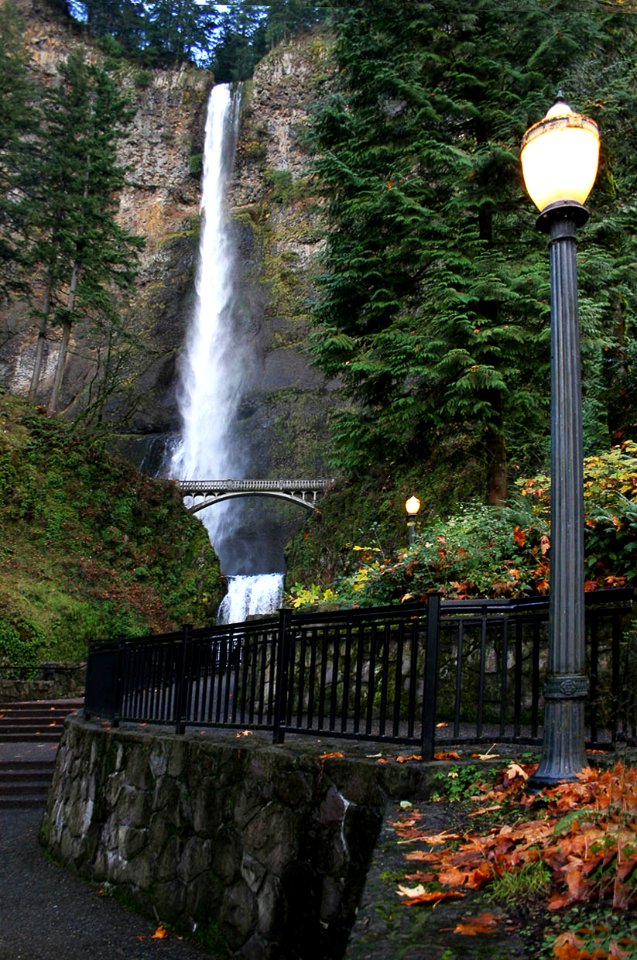 Accessible Ramp & Footbridge at Multnomah Falls-Columbia River Gorge