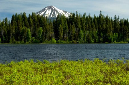 Mt McLoughlin and Fourmile Lake, Rogue River Siskiyou National Forest photo