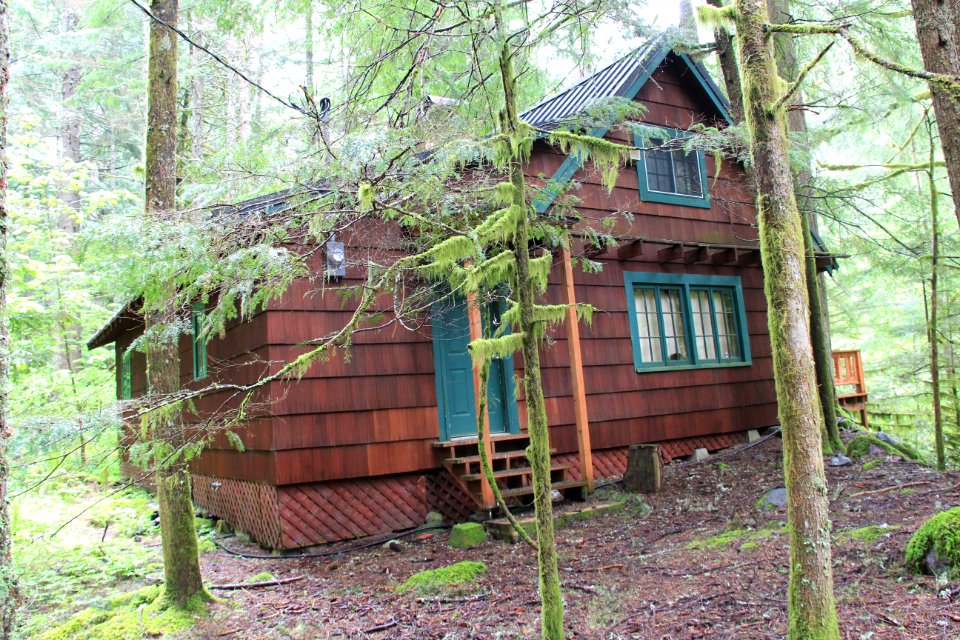 Cabin at Bagby Hot Springs Mt Hood National Forest