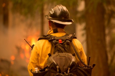 Firefighter, Umpqua National Forest Fires, 2017