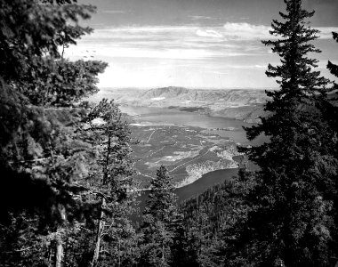 Lake Chelan from Slide Ridge, WA c1970