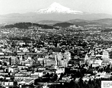 Portland Looking to Mt. Hood, OR 1933