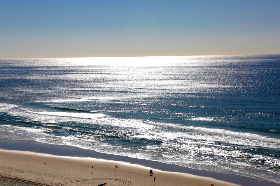 Silver on golden sands