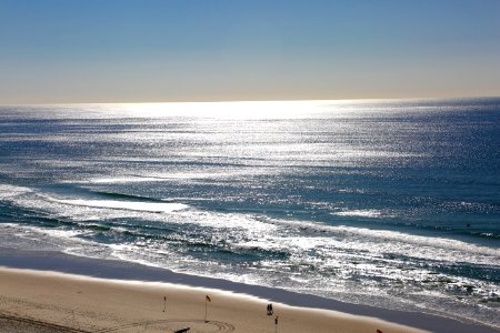 Silver on golden sands