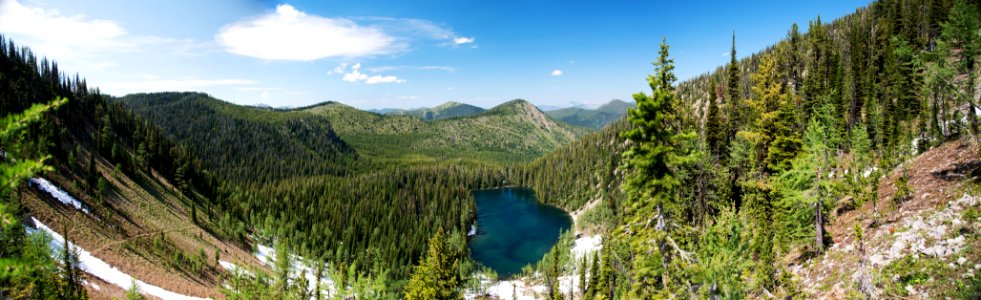 Pacific Northwest Trail - Smarty Lake panorama