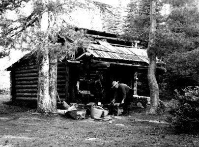 401920 Smith Taylor at Horsepasture Saddle Camp, Willamette NF, OR photo