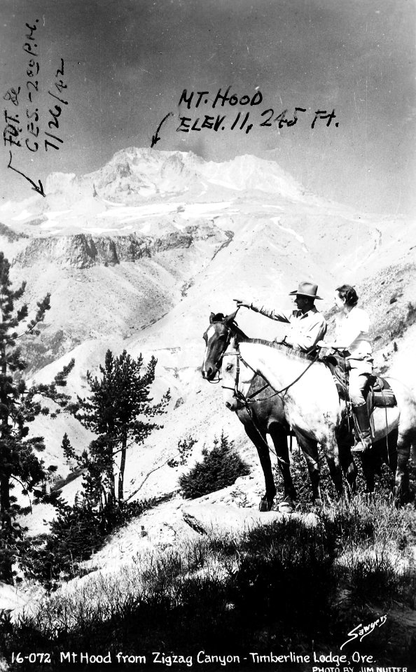 16-072 Mt. Hood from Zigzag Canyon, Ore.