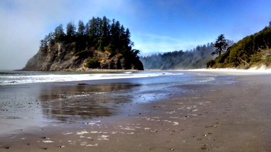 The Pacific Northwest Trail travels 40 stunning miles along the Pacific Ocean in Olympic National Park photo