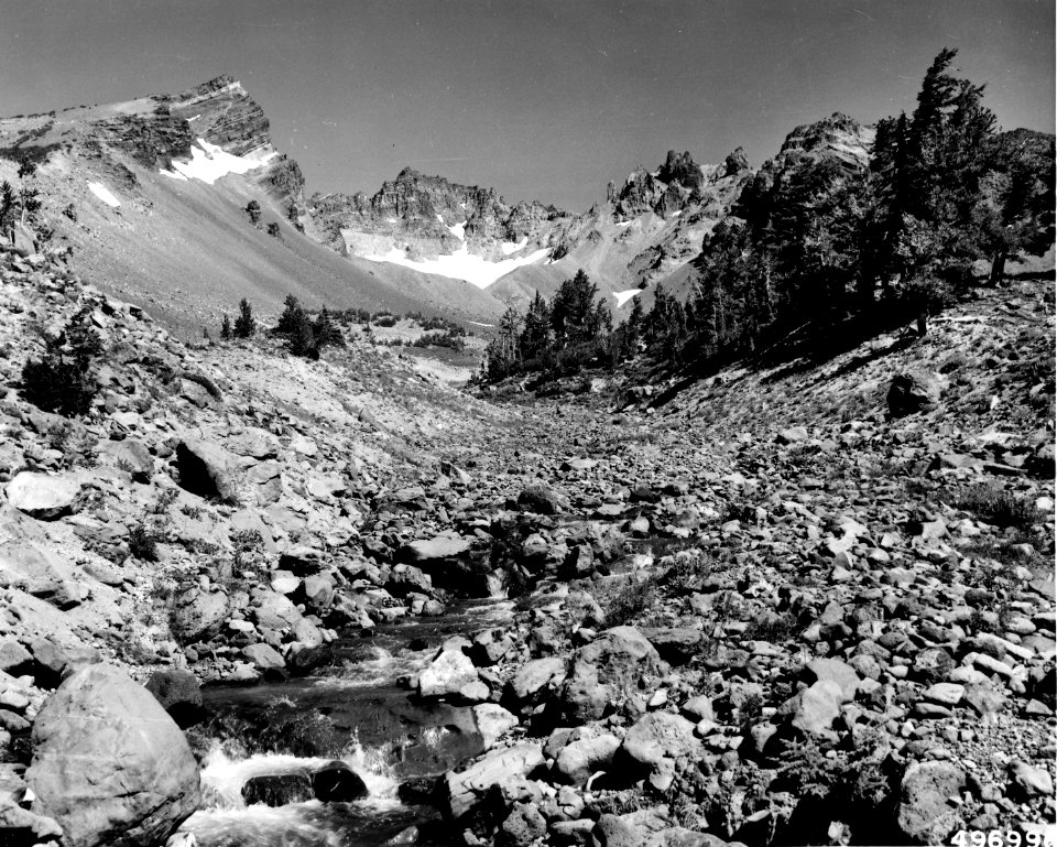 496995 Broken Top Crater, Deschutes NF, OR 1960