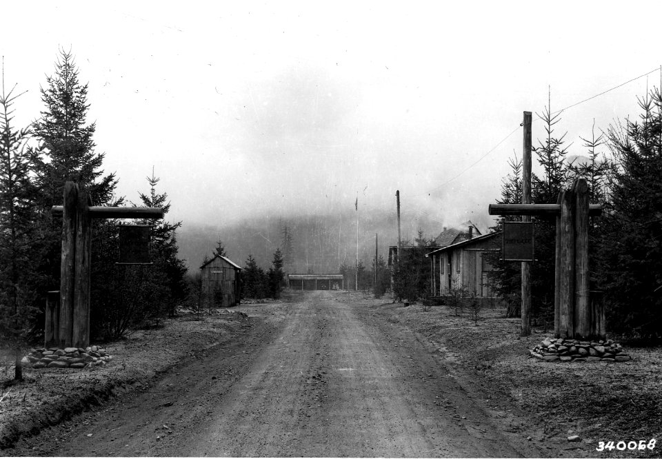 340068 CCC Camp Lower Cispus Co. 2919, Columbia NF, WA 1936