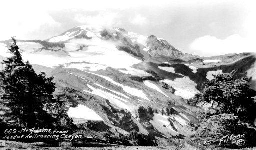 669 Mt. Adams, from Head of Hellroaring Canyon, WA - Filloon