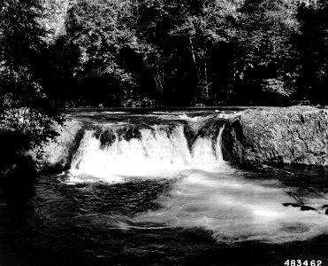 483465 Salmon Creek Falls, Willamette NF, Oregon 1957 photo