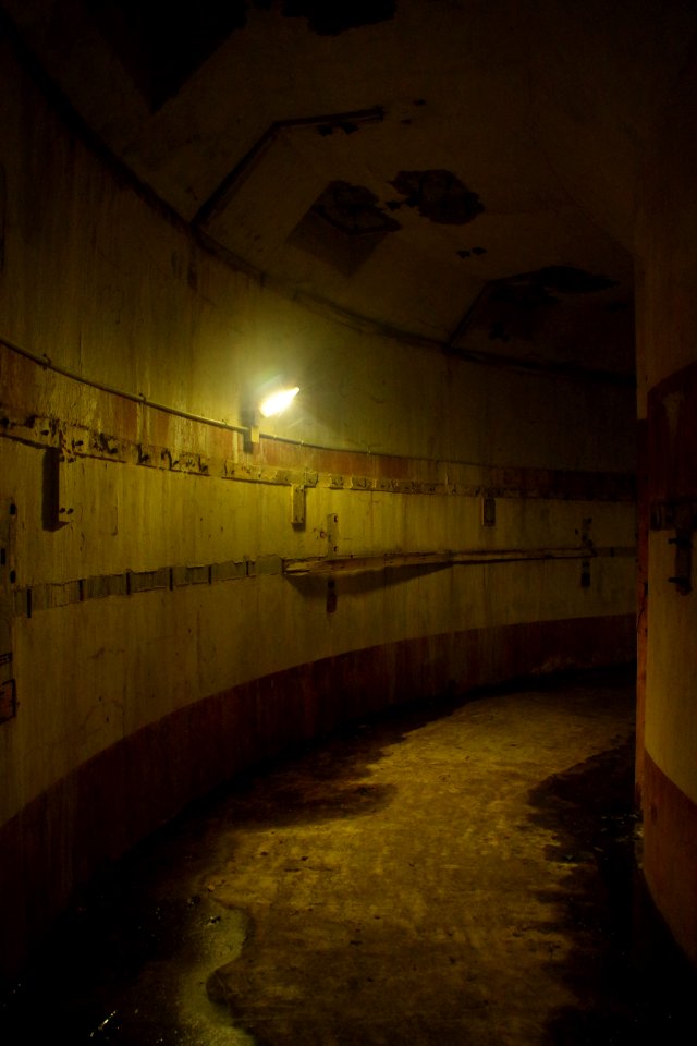 a corridor of fortres ruins