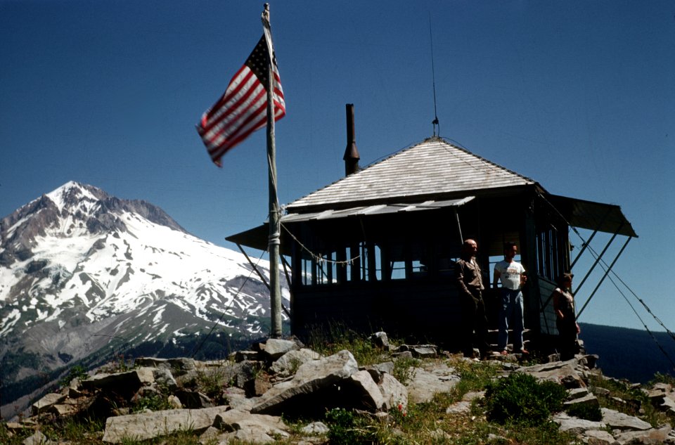 228 East Zigzag fire lookout, Mt Hood Nat'l Forest  1963