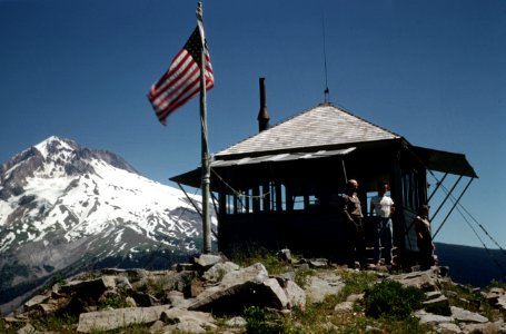 228 East Zigzag fire lookout, Mt Hood Nat'l Forest  1963