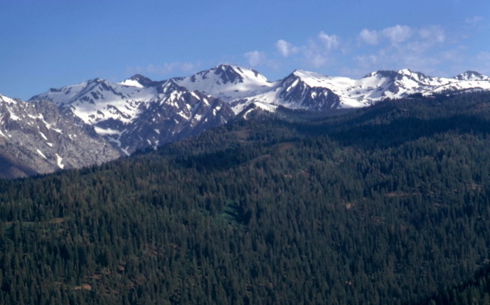Mountain Range in the Eagle Cap Wilderness, Wallowa Whitman National Forest