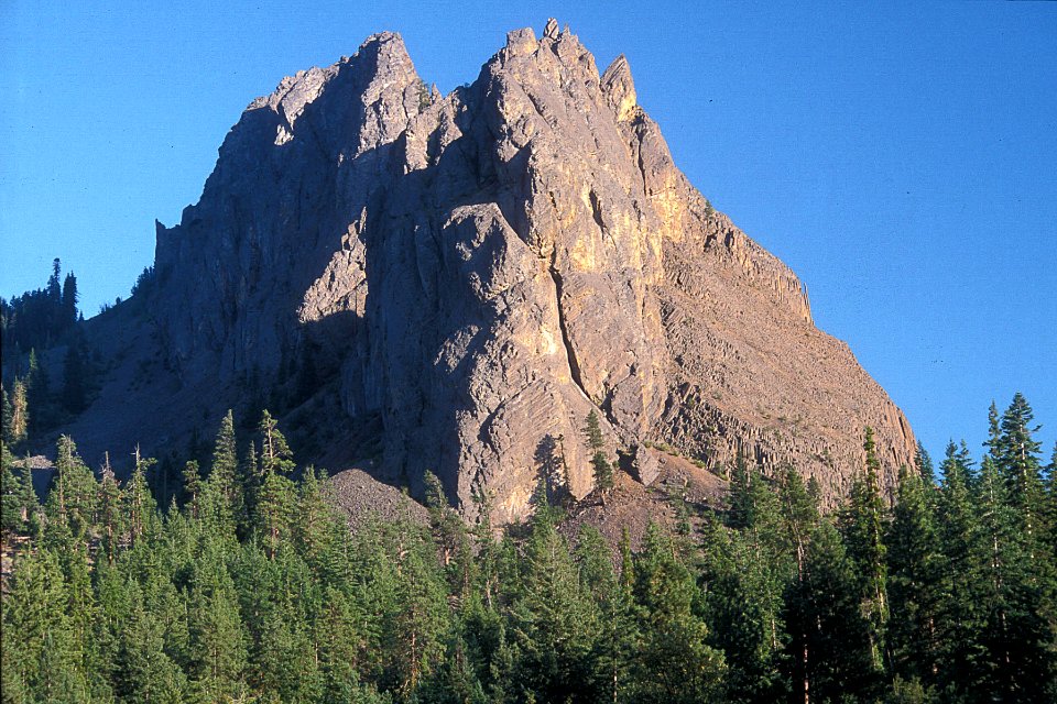 Kloochman Rock on the Naches Ranger District, Mt Baker Snoqualmie National Forest