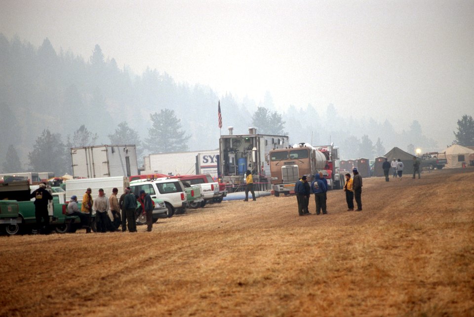 391 Ochoco National Forest Hash Rock Fire camp
