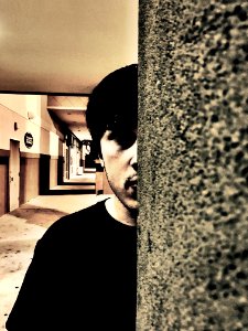 Creepy stranger stalker