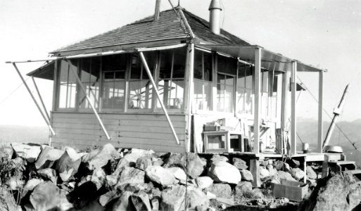 Lookout House, Sparta Butte, Whitman National Forest, OR c1942 photo