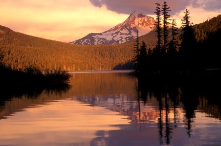 Bull Run Lake & Mt Hood, Mt Hood National Forest