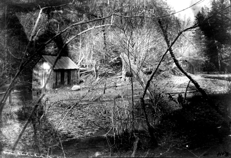 Cascade NF - No 3 Bath House & Mud Spring, Looking SW, McCredie Springs, OR