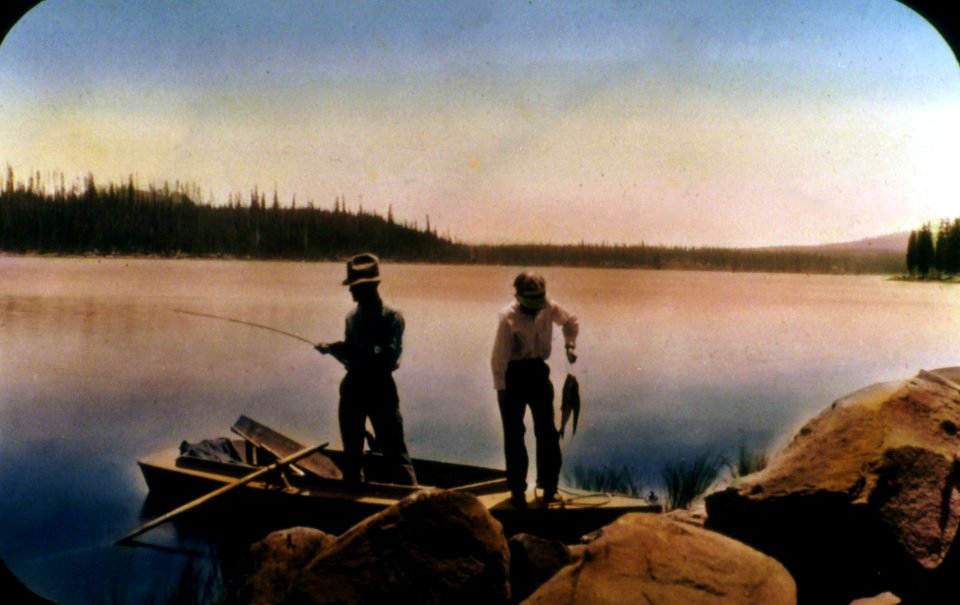 228040 Fishing at Elk Lake, Deschutes NF