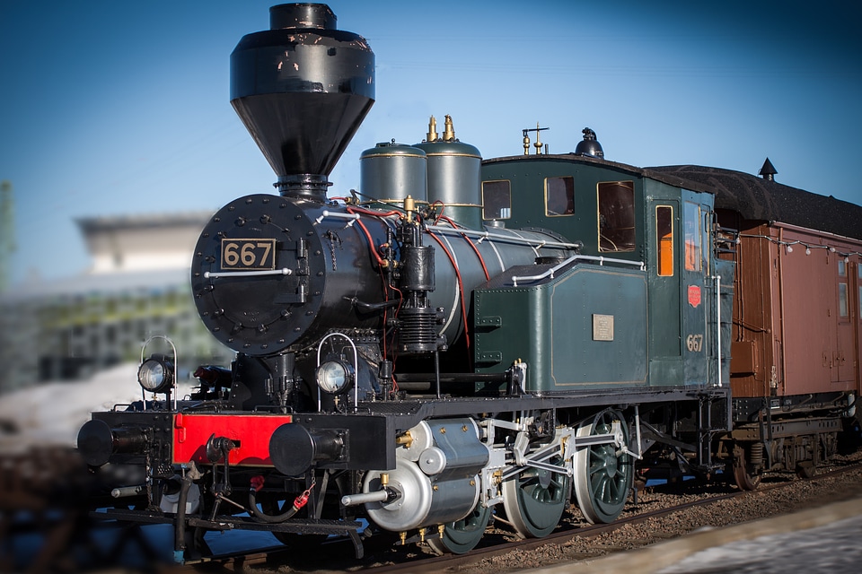 Eagle steam locomotive machine