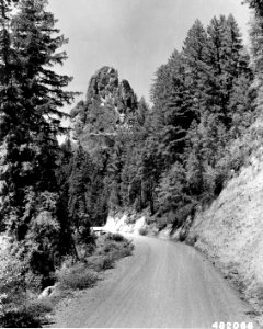 482068 Eagle Rock, North Umpqua Hwy, Umpqua NF, OR 1956 photo