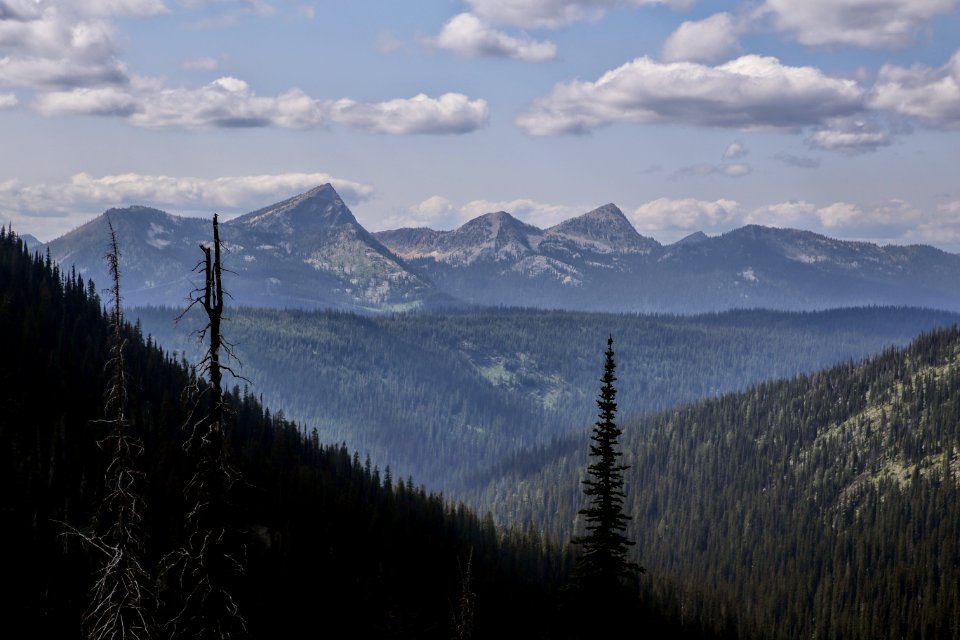 The PNT travels through the Selkirk Mountains in Idaho and northeast Washington.