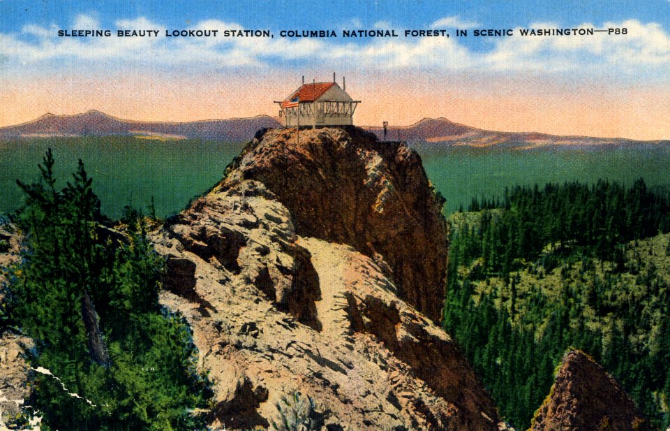 P88 Sleeping Beauty Lookout Station, Columbia NF, WA
