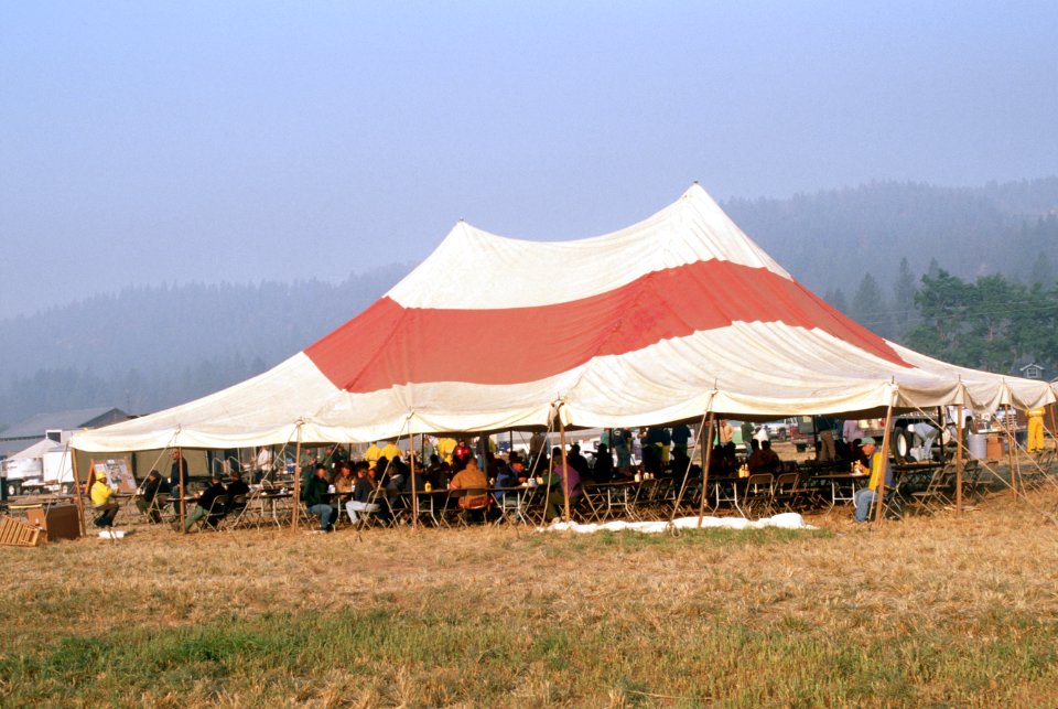 422 Ochoco National Forest Hash Rock Fire camp